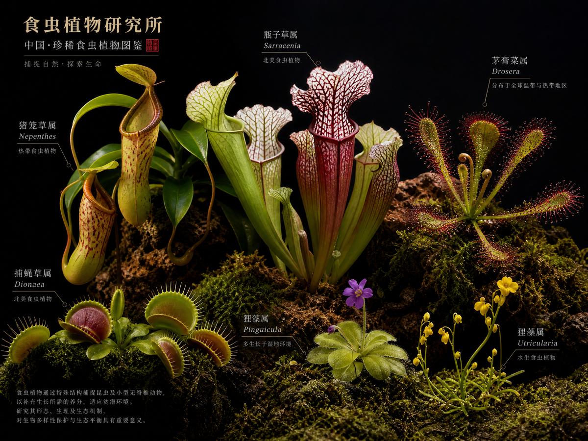探花【探花植物视频】热带雨林珍稀食虫植物完整视频教程演示